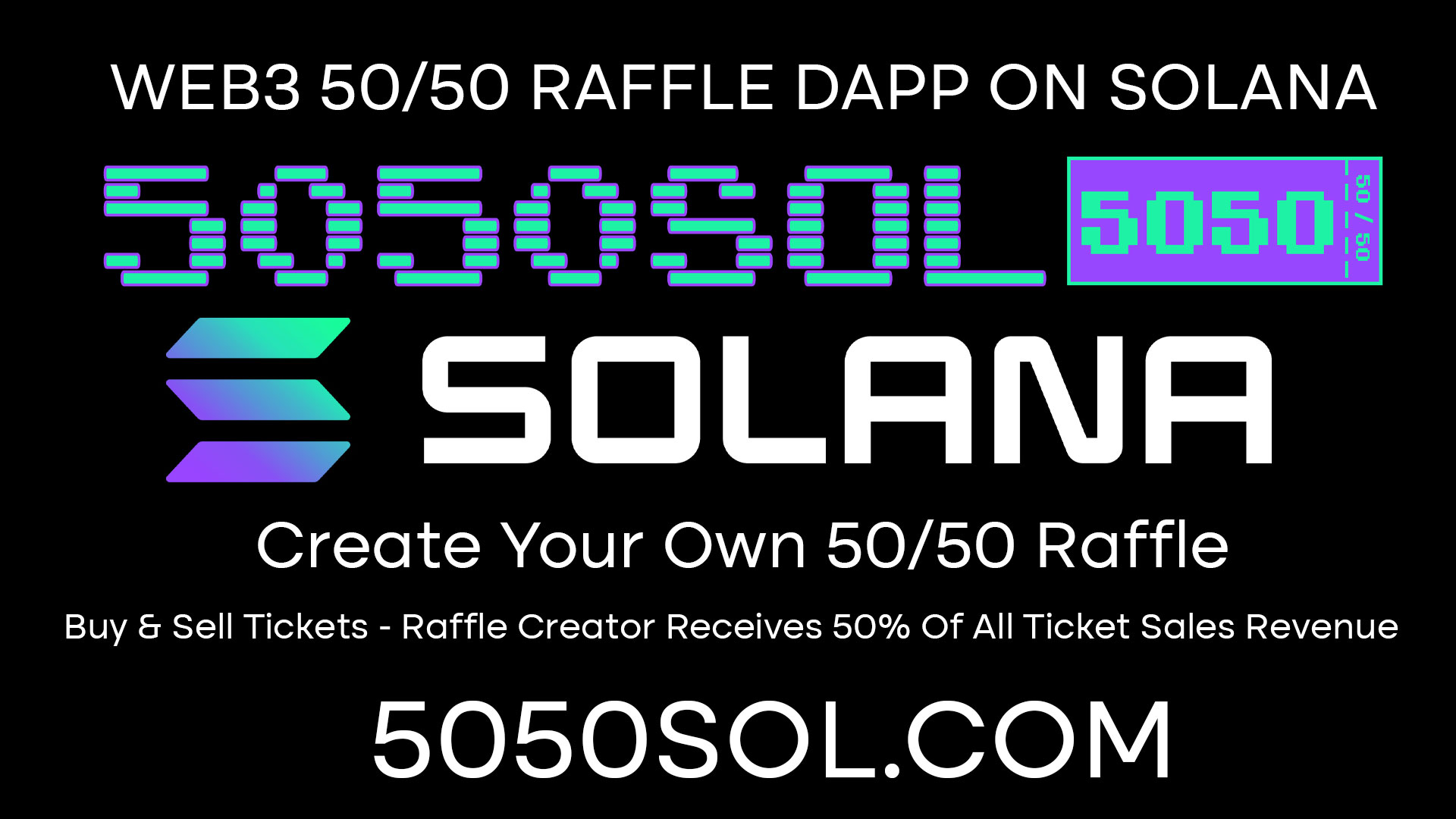 5050SOL Solana Raffle Platform